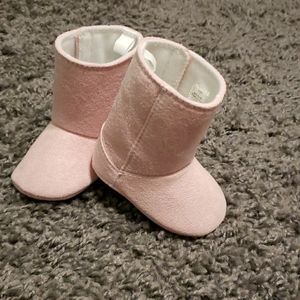Light Pink Baby Booties